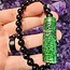 Black Tourmaline w/Maw Sit Sit Good Fortune Ruyi Bead Bracelet