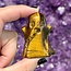 Gold Tigers Eye Ghosts 2" - Figurine Carving