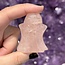 Rose Quartz Ghosts 2" - Figurine Carving