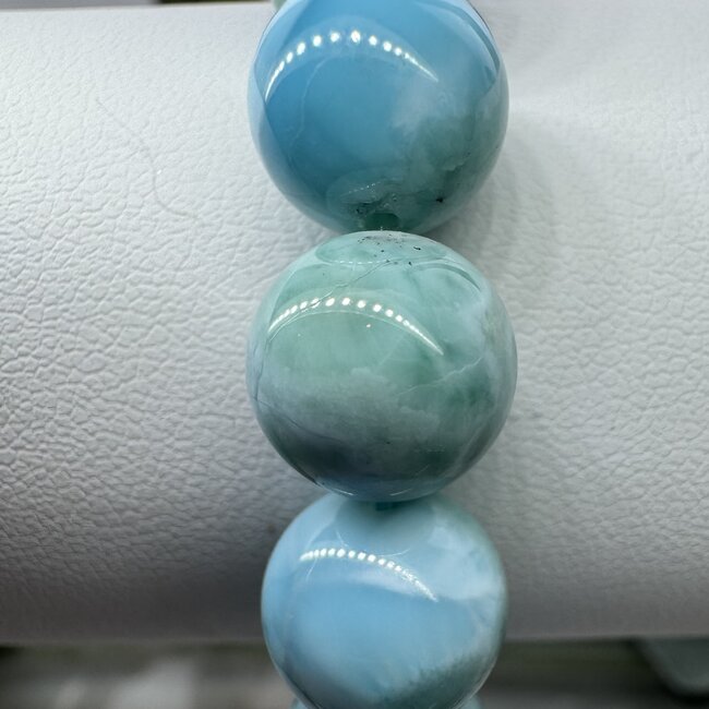 Larimar (Dolphin Stone) Bracelets - 10mm