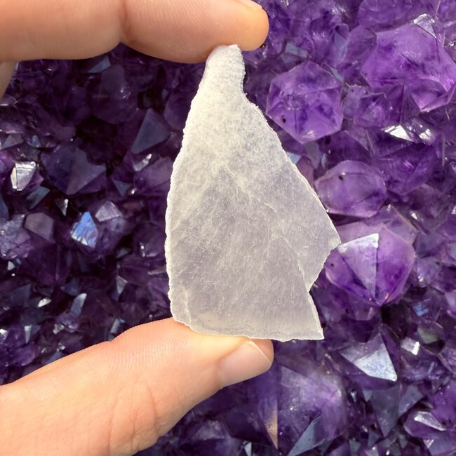 Ulexite "TV Stone" - Rough Raw Natural - Medium