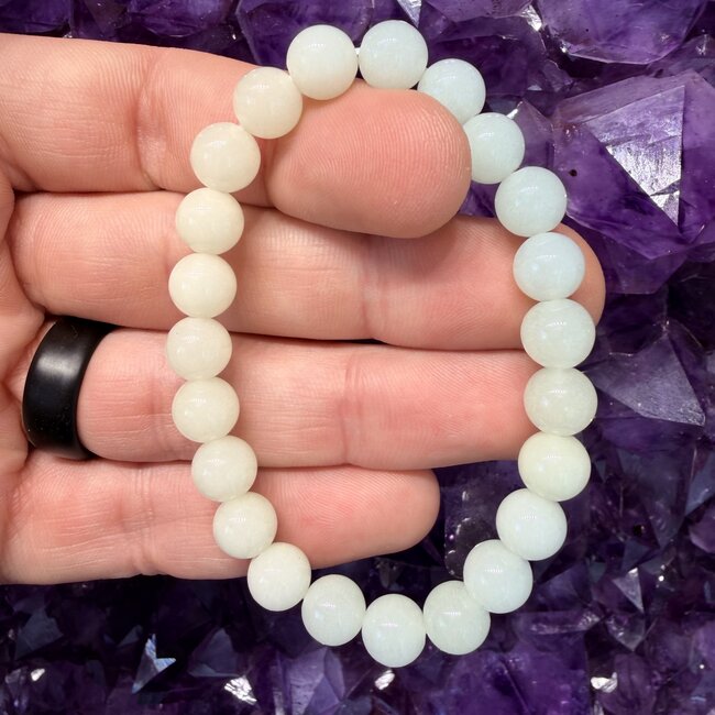 Luminous (Glow in the Dark) Opalite Bracelets - 8mm