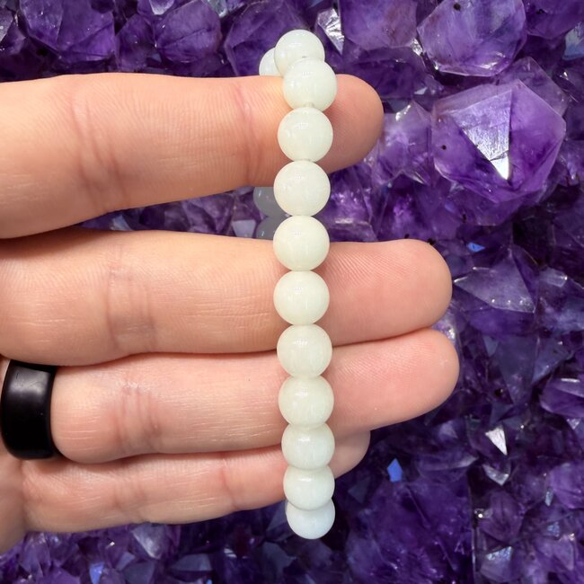 Luminous (Glow in the Dark) Opalite Bracelets - 8mm
