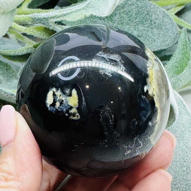 Volcano Agate Sphere Orb - 55-60mm