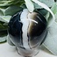 Black Agate Sphere Orb - 50-55mm
