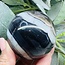 Black Agate Sphere Orb - 50-55mm