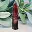 Fire Quartz (Red Hematoid Ferruginous) & Rainbow Moonstone Towers Generators Points - Medium (4-5")