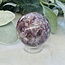 Pink Ruby Red (Rubellite)Tourmaline in Lepidolite (Unicorn) Sphere Orb -50-55mm