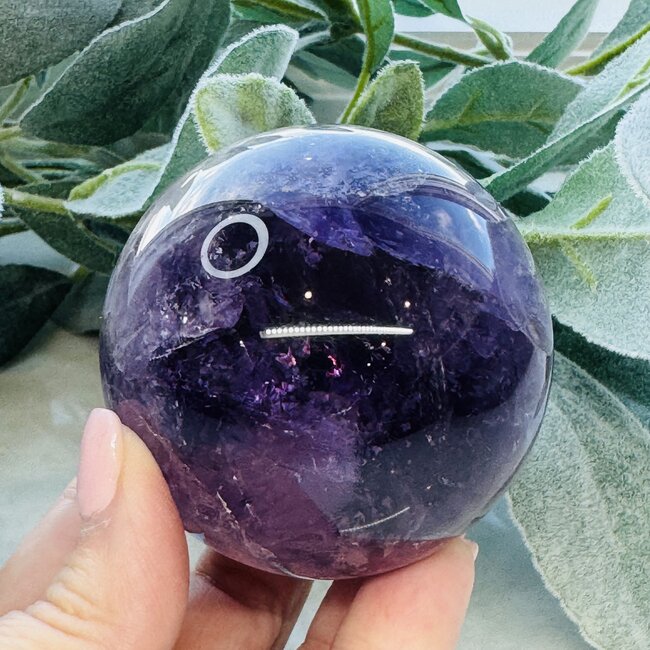 Amethyst Spheres Orb - 60-65mm