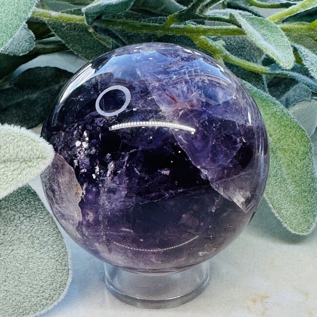 Amethyst Spheres Orb - 60-65mm