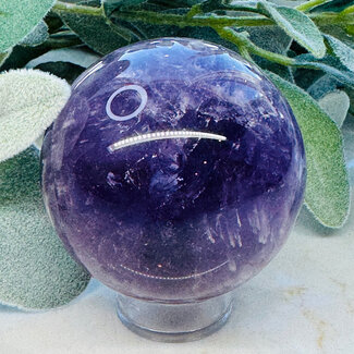 Amethyst Spheres Orb (AA Grade) - 65-70mm
