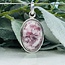 Lepidolite Pendants - Oval Double Bezel Set - Sterling Silver
