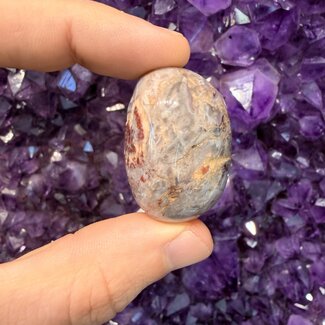 Blue Cherry Blossom (Flower Sakura) Agate - Tumbled