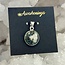 Stonehenge Preseli Bluestone Round Pendant - Sterling Silver