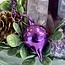 Metal (Purple) Pendulums - Round Sephoroton Dowsing Divination Purple Chain