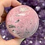 Peruvian Rhodonite Sphere Orb - 60mm