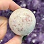 Cinnabite in Scapolite (Cinnabrite) Sphere Orb - 40mm