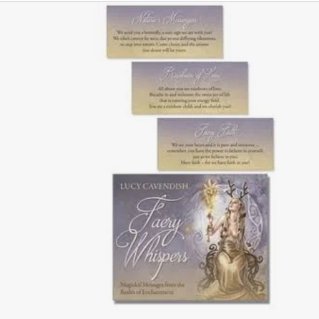 Faery Whispers Oracle Cards Deck - Fairy Tarot Cards