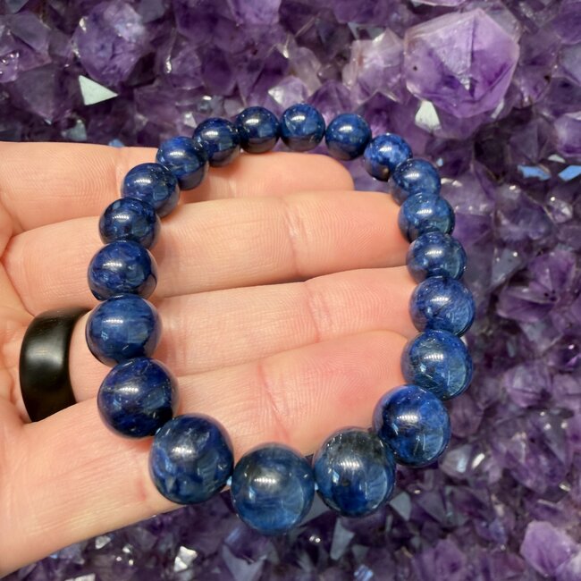 Blue Velvet Sugilite (Richterite) Bracelet - 10mm