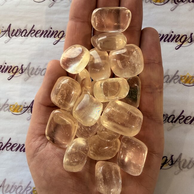 Golden Calcite - Tumbled