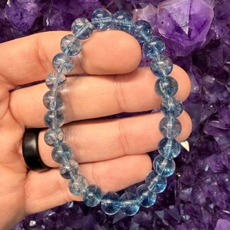 Blue Topaz (Treated) Bracelets - 8mm