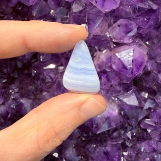 Blue Lace Agate (High Grade) - Tumbled