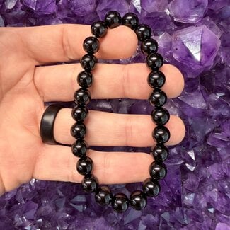 Black Spinel Bracelets - 8mm
