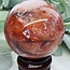 Fire Quartz (Red Hematoid) Sphere Orb (AAA Grade) (Star Inclusion) - 65-70mm