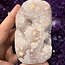 Pink Amethyst Palm Stone Druzy - XXL
