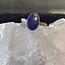 Lapis Lazuli Rings - Size 8 Oval #2 Bezel Set -Sterling Silver