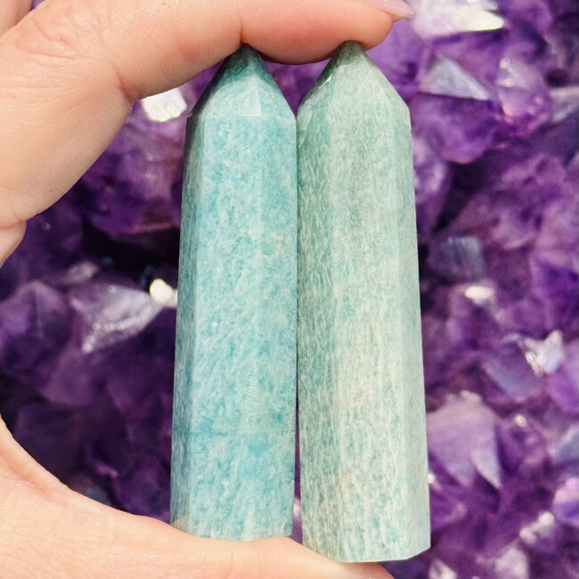 Amazonite Tower Point Generator - Small (2-4")