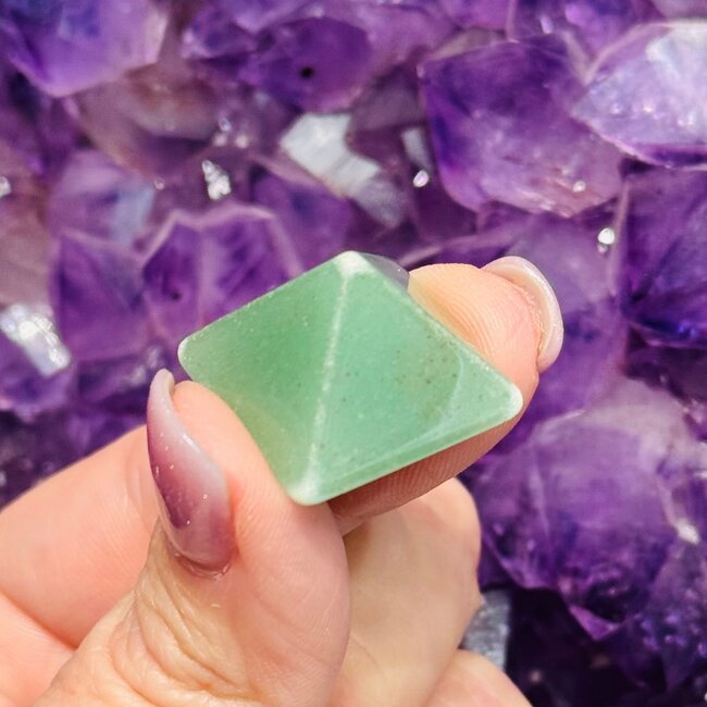Green Aventurine Pyramids - Mini .75"