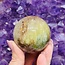 Garden (Landscape Ghost Phantom Lodolite) Quartz Sphere Orb - 50-55mm