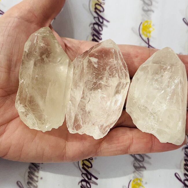 Clear (Crystal) Quartz Points - Large Rough Raw Natural