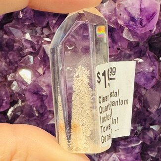 Clear Crystal Quartz (Phantom Inclusions) Towers Point Generators - Small 2-3"
