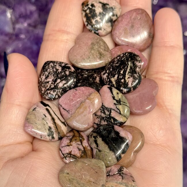 Rhodonite Heart Mini