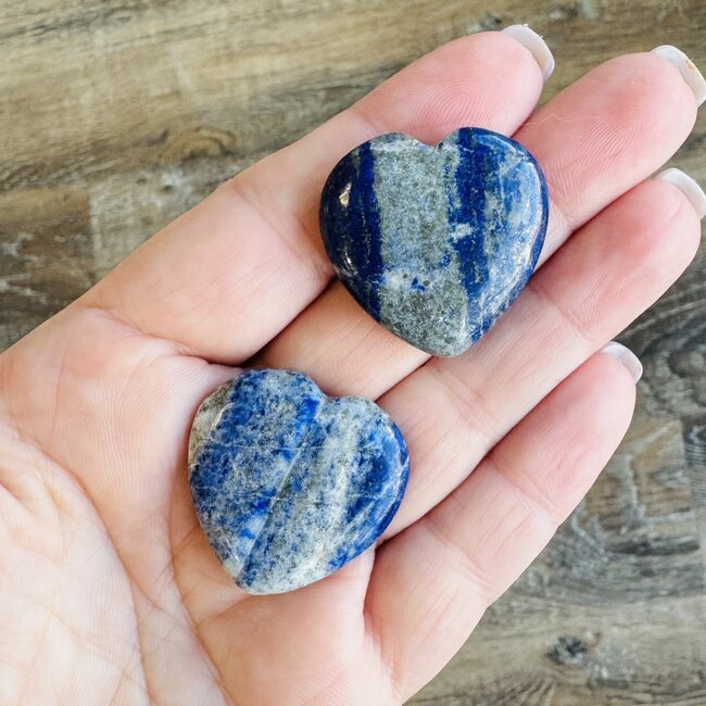 Lapis Lazuli Hearts - Medium