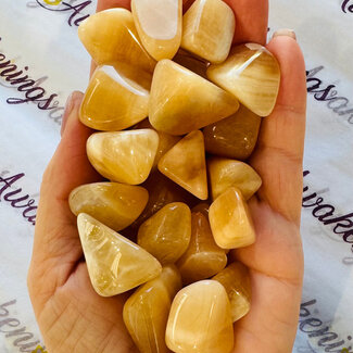 Honey (Butterscotch) Calcite - Tumbled Smooth