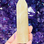 Honey Yellow Calcite Tower Generator Point - Large (4 - 5")