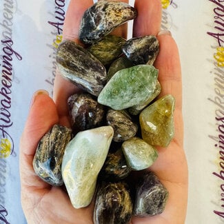 Prasiolite (Green Amethyst) - Tumbled