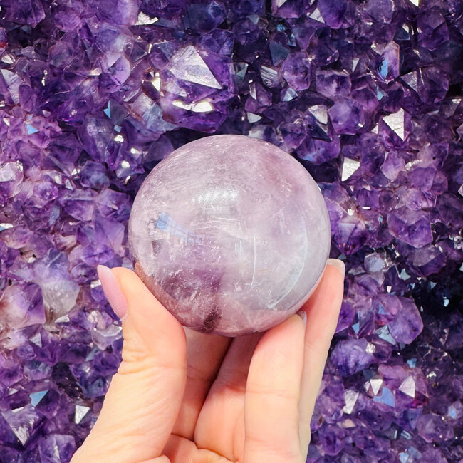Amethyst Spheres Orbs Globes - 55-60mm