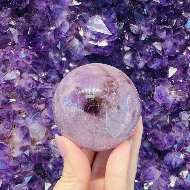 Amethyst Spheres Orbs Globes - 55-60mm