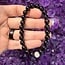 Black Tourmaline w/12mm Russian Phenakite Bead Bracelets - 8mm