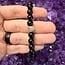 Black Tourmaline w/12mm Russian Phenakite Bead Bracelets - 8mm