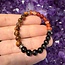 Bullying Shield Bracelets - 6mm - Black Obsidian, Tiger Eye & Carnelian