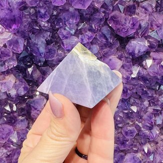 Purple Violet Opal Pyramid - Small (Morado Opal, Opal Royale, Violet Flame Opal)