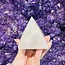 Clear Quartz Pyramid with Rainbow Inclusions - 2.75-3"