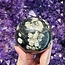 Chrysanthemum (Flower) Stone Sphere Orb -75mm