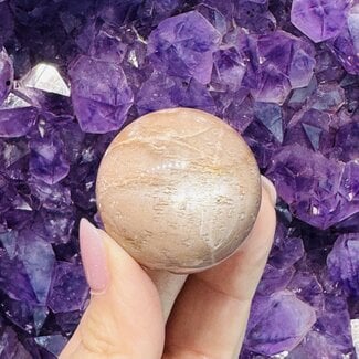 Sunstone & Moonstone Sphere Orb (AAA Grade) - 40-45mm