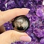 Silversheen (Silver Sheen) Obsidian Spheres Orb Globe - 25mm